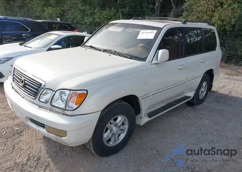 2000 Lexus Lx 470 from USA, damaged, VIN JT6HT00W0Y0085293